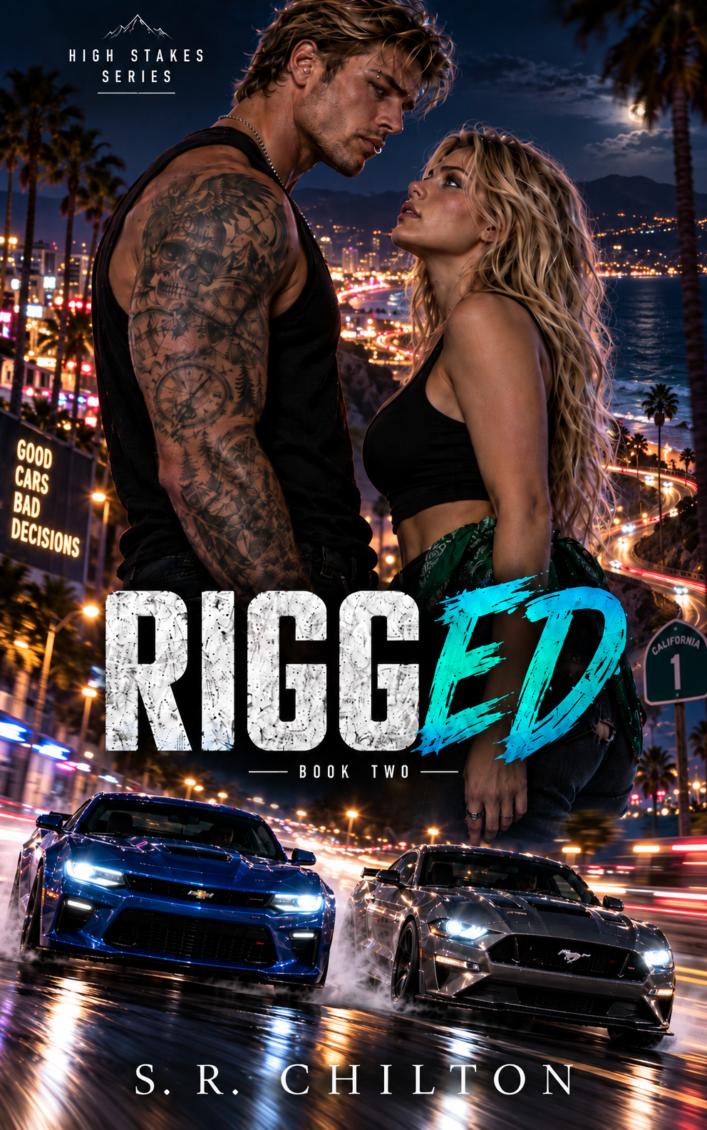 Rigged book cover